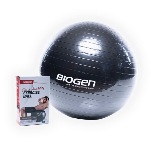 Biogen Exercise Ball Black - 65cm