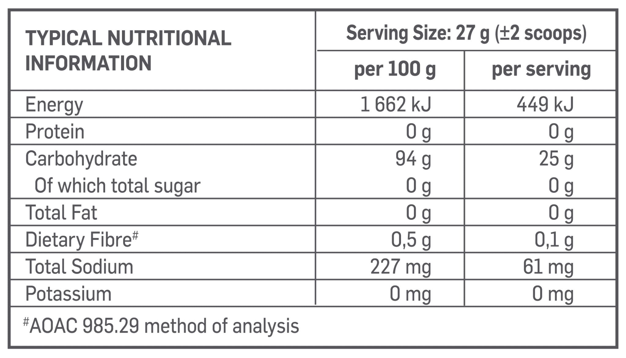 Biogen Sweet Potato Powder Vanilla Nutri-table - 810g