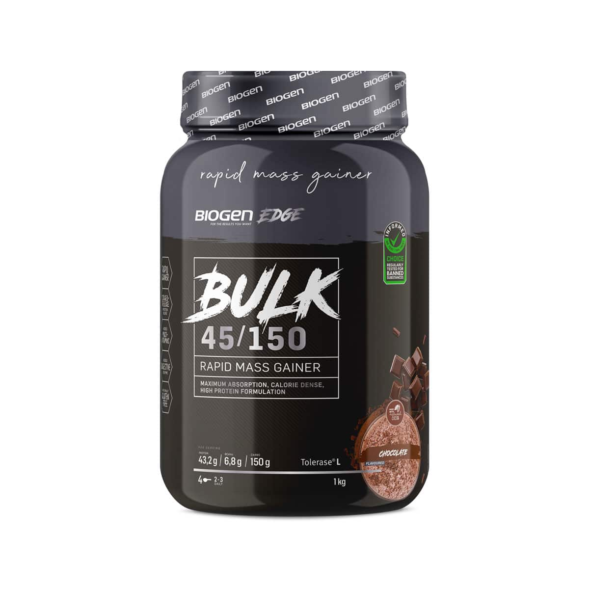 Biogen Bulk 45/150 Chocolate - 1kg