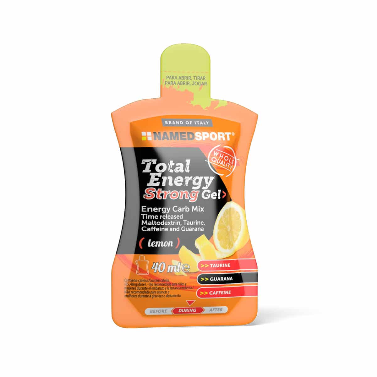 NamedSport Total Energy Strong Gel Lemon - 40ml