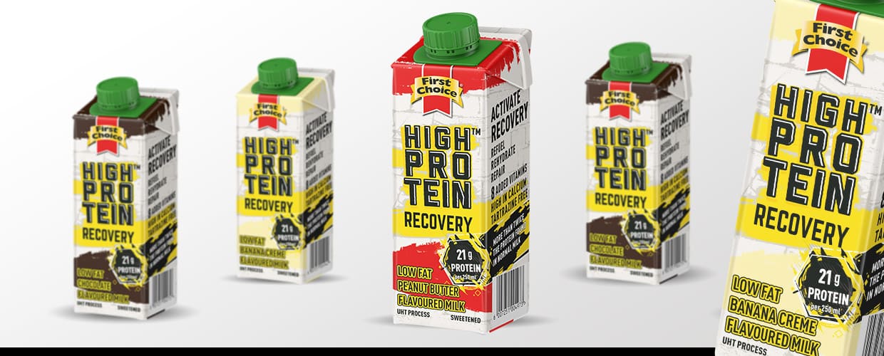 First Choice High Protein Recovery drink